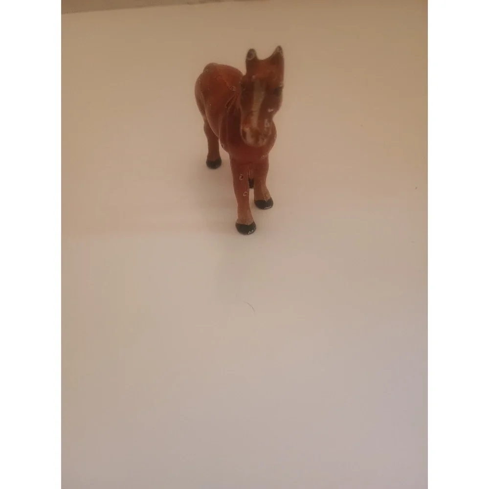Cast Pot Metal Western Mini Horse Figurine Vintage 50s-60s Carnival Prize, 3
